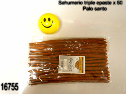 Imagen de SAHUMERIO TRIPLE EMPASTE PALO SANTO X50 9.24